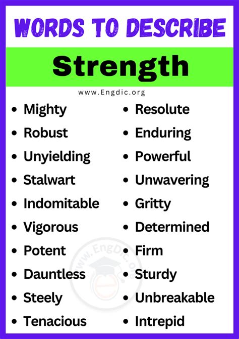 great strength or force word hike